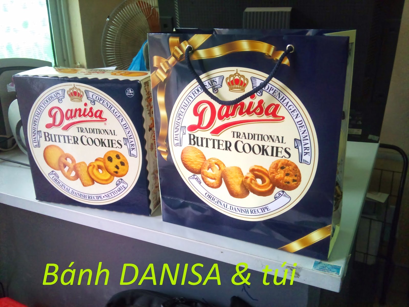 Bao bì thương hiệu bánh Danisa