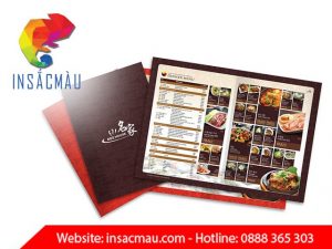 thiết kế menu mẫu đẹp