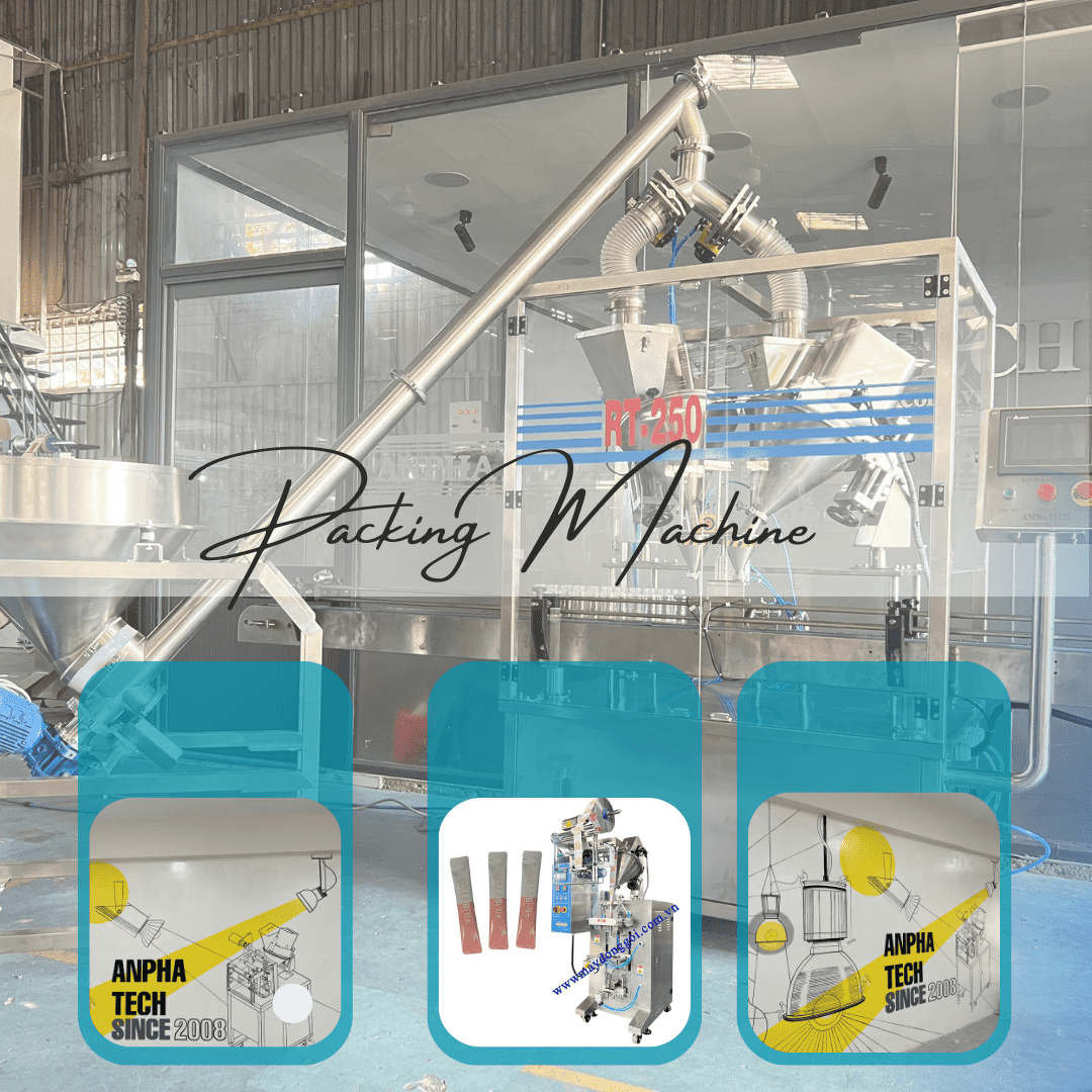 xưởng sản xuất máy đóng gói bao bì Cơ Khí Anpha