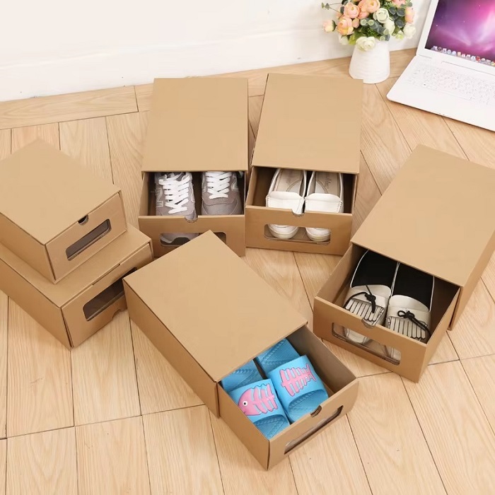 Hộp giấy đựng giày có cấu tạo như thế nào?