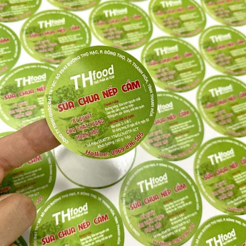 Quy cách và công nghệ in tem nhãn thực phẩm